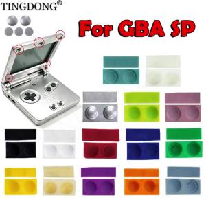 1/2/5Set Rubber Screw Hole Dust Plug Hinge Cover Pad For GBA SP Shell Replacement Parts Multi Color Optional