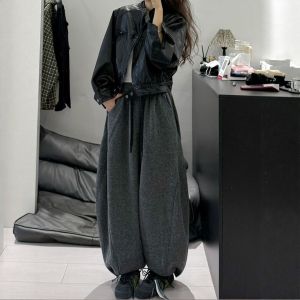 Fashion Elegant Youthful Wide Leg Trousers