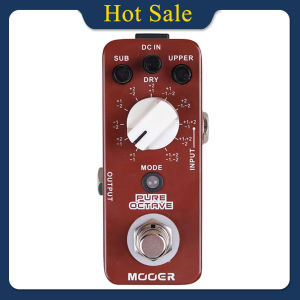 Mooer | MOOER Pure Octave Guitar Effect Pedal Pure Octave Effect 11 Octave Modes True Bypass Full Metal Shell Pedal Guitar Accessories