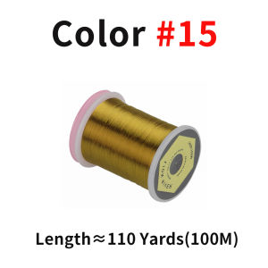 110 Yards 140D High Light Tying Twisted Threads Strong Binding Line for Dry Wet Flies Nymphs Streamers Fly Tying Material