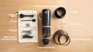 COD iCafilas Nanopresso Coffee Maker Portable 2 in 1 2400mAh 120ml  YJ04 / nanopresso caffe elektrik moderen kopi terbaik murah multifungsi viral outdoor