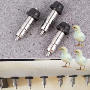 5/20Pcs Poultry Nipple Drinkers Stainless Steel Chicken Drinking Fountain 360 Degree Rabbit Nipple Drinker Small Animal Drinker