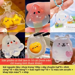 QAT | Bộ Đồ Chế Tác Móc Khóa Từ Dẻo Resin
