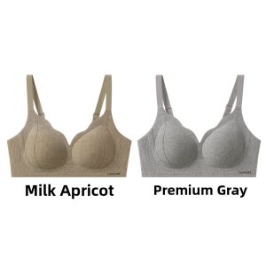 Miiow | Cat Woman Underwear Womens Large Chest Small Lift Gathered Auxiliary Breast Reduction Anti-Sagging Four Seasons New Red Bra