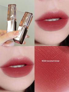 Mistine Velvet Matte Lipstick Coffee Milk Iced Extract Long-lasting Color Lip Gloss for Women Mirror Finish Lipstick