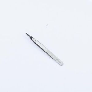 Aideepen | 5 Cái Nhíp Thép Không Gỉ Chính Xác ESD-259A Có Đầu Cao Su Chống Tĩnh Điện Chống Trầy Xước Chống Trầy Xước Để Sửa Chữa Linh Kiện Điện Tử