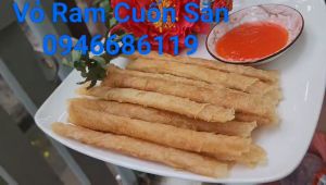 VỎ RAM CUỐN SẴN ĂN KÈM NEM NƯỚNG NHA TRANG LOẠI ĐẶC BIỆT