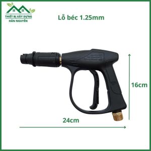 Súng rửa xe áp lực cao Omais lỗ béc 1.25mm vòi xịt nước xe máy ô tô gia đình ren 22mm