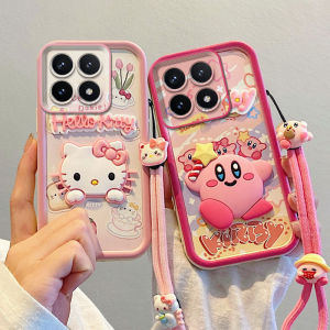 3D Doll Casing Xiaomi 14T Xiaomi 14T Pro Xiaomi14T Pro 5G New Fashion Fun Creative Tulip Kurumi Cappy Strawberry Bear Shockproof Phone Case with Lanyard 2025
