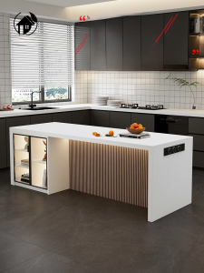 Stone Plate Countertop Desktop For Home Kitchen Partition Kitchen Island Dining Table Integrated Family House Basement Kitchen Island Customization