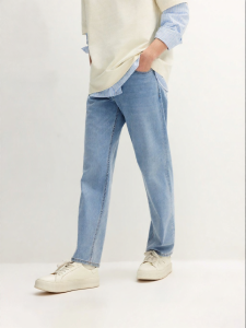 Jack Jones | Summer Lightweight Loose Straight Cropped Jeans