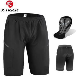 x-tiger | X-TIGER Quần Short Đạp Xe Leo Núi Có Đệm Dành Cho Nam Thoáng Khí Nhanh Khô Chống Tia Cực Tím Quần Áo Đi Xe Đạp Thông Thường Màu Đen Cỡ M Đến 3XL