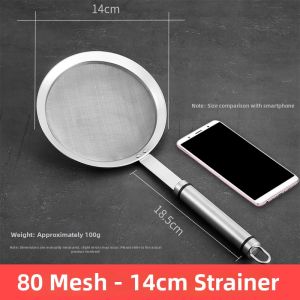 Stainless Steel Fine Sieve Colander Kitchen