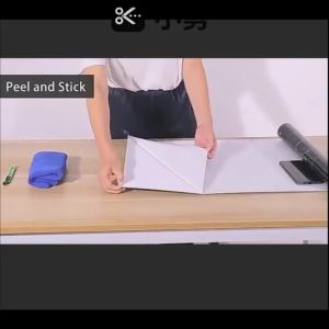Kitchen Waterproof and Oil Resistant PVC Self-Adhesive Marble Wall Sticker Easy to Clean Home Decoration Wall Sticker
