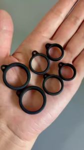10Pcs Anti-Lost Silicone Rubber Rings Pen Holder Multipurpose 13mm/16mm/20mm Soft Hoop Ring