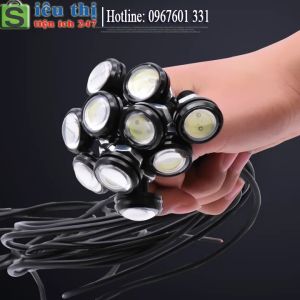 Đèn Xi Nhan Cúc Áo 12v  23mm Cho Xe Máy Xe Điện