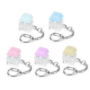 [Tenda]Keyboard Fidget Keychain DIY Keyboard Decompression Toys Button Stress Relief Gifts for Adult Gifts To Relief Pass Time
