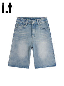 กางเกงขาสั้นผ้ายีนส์ทรงตรงหลวมๆ สำหรับผู้หญิงในช่วงฤดูร้อน กางเกงขายาวทรงบาง กางเกงขายาวทรงตรง สไตล์ลำลอง กางเกงขายาวทรงบาง