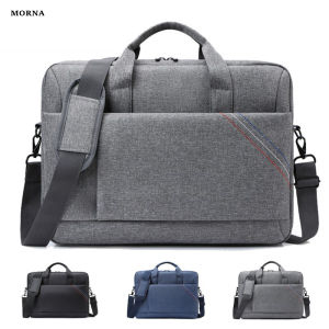 MORNA Water-resistant Laptop Sleeve With Shoulder Strap For 15 Inch Notebook Case High Capacity Computer Bag