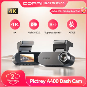 Pictrey A400 4K Dash Cam 1.9" IPS Screen WiFi App Control Night Vision 24H Parking Mode Car DVR Recorder 2025 New Model