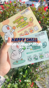 HAPPI SMELL KIDS ESSENTIAL OIL POPPING BEADS MOSQUITO REPELLENT PATCH - LIME / SEA SALT (6‘s)