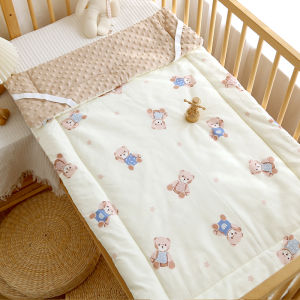Pure Cotton Washable Baby Bedding Nursery Nap Mat Childrens Quilt Baby Mattress Pad Kindergarten Sleepover Mat Baby Bedding