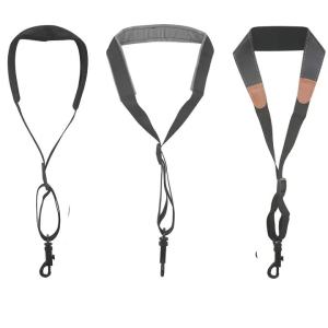 IRIN | Saxophone Neck Strap Leather Patch Plastic Buckle Adjustable Neck Strap Durable Saxophone Accessory for Music Live Shows