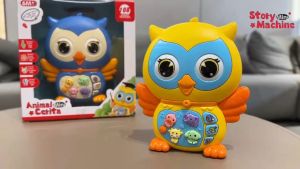 SYARIAH TOYS MAINAN EDUKATIF EARLY EDUCATION PIANO CARTOON OWL LAMPU MUSIK INDO
