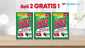 SUPER SOL CEMARA Karbol Lantai eceran 1000 38ml renceng isi 9 sachet