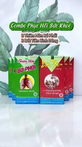 COMBO PHỤC HỒI SỨC KHỎE SAU BỆNH của Dược Bình Đông gồm 3 Thiên Môn Bổ Phổi và 3 Bát Tiên Bình Đông