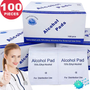 Disposable Alcohol Cotton Pads Disinfectant Pads Wipes for Cleaning Mobile Phone/Camera Screen Door Handle Alcohol Wipes Tablets