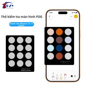 Bộ Dụng Cụ Sửa Chữa Điện Thoại Đơn Sắc Cao Su Không Cần Tháo Rời Sửa Chữa Nhanh Thẻ Kiểm Tra Màn Hình HZY FOG Touchstone Dành Cho iPhone 12-17 Series