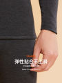 Thickened Fleece Warm Underwear Set Men's Mid-Neck Thermal Clothing Long Sleeve Long Pants Home Clothes for Autumn And Winter. 