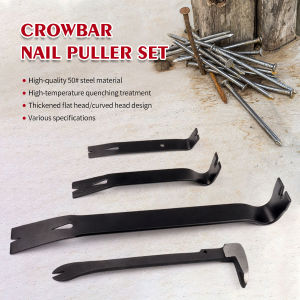 2pcs/5pcs heavy-duty and mini nail lifting pry bars perfect for home renovation woodworking projects and various DIY tasks