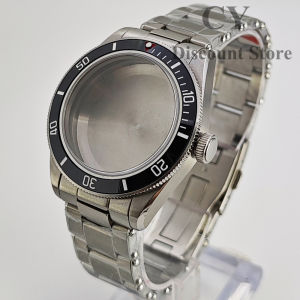RICHUS NH35 Watch Case 39mm Silver Stainless Steel with Sapphire Glass Compatible with NH35 NH34 NH36 ETA2824 PT5000 Movements