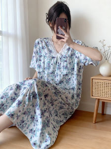 KASIHAN | Breathable Cotton Nightgown for Outdoor and Home Wear
