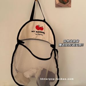 Túi Đựng Đồ Treo Tường Bằng Vải Cotton Thoáng Khí Hình Quả Táo Túi Đựng Đồ Dùng Gia Đình Treo Sau Cửa Kknar