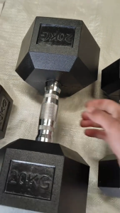 Premium Hexagon Dumbbells (1kg-10kg): Build Strength Tone Muscles and Boost Home Workouts - Shop Now!