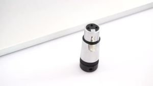 Có Thể Điều Chỉnh 90 Độ ° Cổng Kết Nối Âm Thanh XLR 3 Chân Đực/cái Micro DMX Góc Vuông Loại Hàn