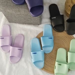 Sandal Wanita Sandal Rumah Empuk Anti Slip Warna Simple dan Elegan