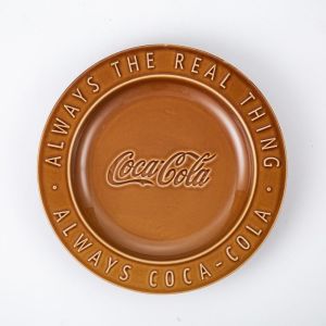 Coca Cola Ceramic Plates Set Easy Clean Non-fad Plate Multipurpose Dishes for Salad Dessert Sushi Dishwasher/Oven/Microwave Safe