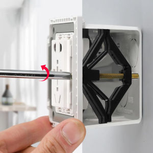 86 Type Cassette Repairer Dark Box Repair Screw Plug Switch Old Socket Boxes Replacement Fixed Wall Repair Box Support Rod Tools