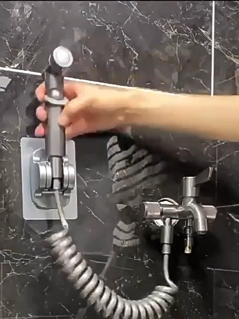 High Pressure Bidet Spray Toilet Set For Bathroom Toilet Kitchen Bidet Three-Way Water Faucet