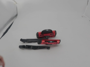 Universal Red Motor Side Mirror Wide No Blind Spot Adjustable Rearview Mirror Motorcycle Accessories