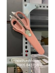 [Tặng thẻ bài inox] Kéo nhà bếp sus 410 cao cấp siêu khỏe bền Kacheeg Đức có thể tháo rời đa năng kèm giá đỡ nam châm