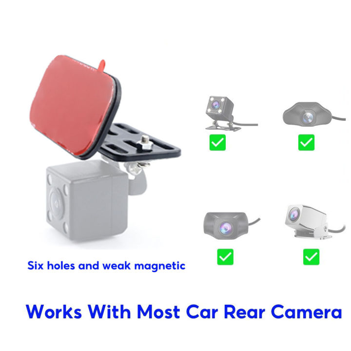 Universal Rear Camera 3M Mount Bracket, Rear Back Windshield Holder For