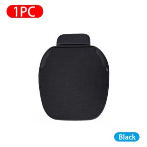 Car Seat Cover Kit Breathable Flax Front Seats Protector Backrest Cushion Universal Chair Protect Covers Non Slide Pad for Woman
