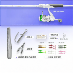 HANDING | Beginner Friendly Distant Cast Carbon Telescopic Fishing Rod Spinning Reel Set