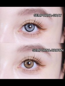 eyeshare SEMPORNA seri Brown 14.2MM Softlens Lensa Kontak Berwarna Soflens Murah Normal Soflen minus0.00