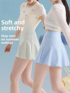 MiiOW | High Waist A-line Anti-Slip Sports Skirt for Running Yoga Fitness Badminton Tennis
